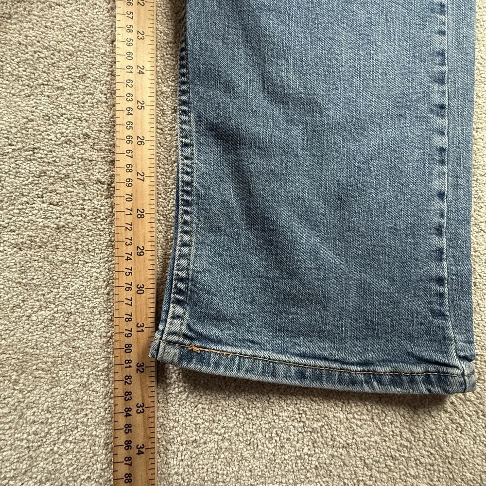 Levi's 505 Regular Fit Jeans Mens 40X32 Blue Denim Dark Wash Straight‎